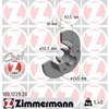 Zimmermann Brake Disc, 100122920 100122920